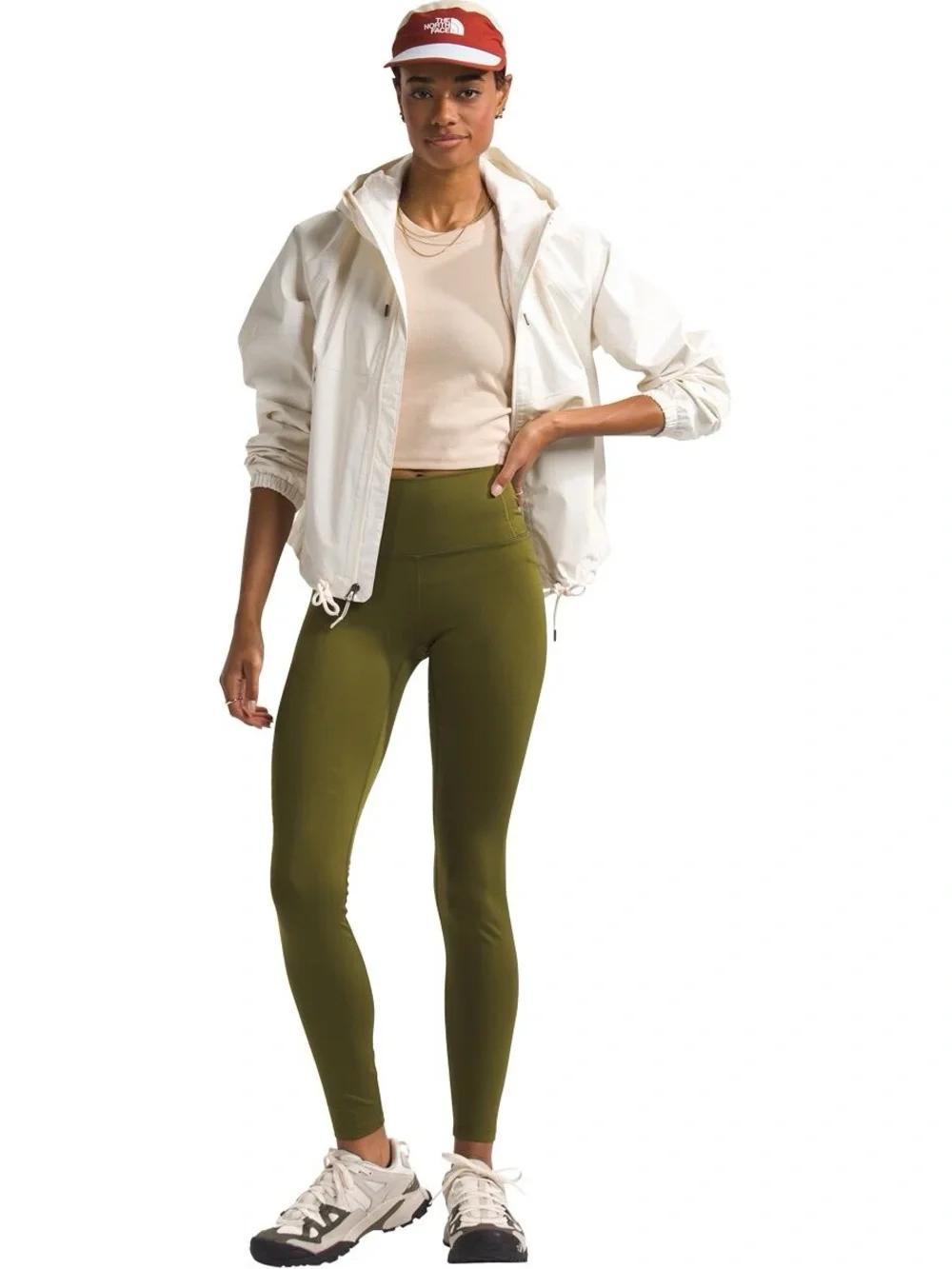 The North Face Women's White Dune Hooded Anora Jacket - Picture 3 of 9